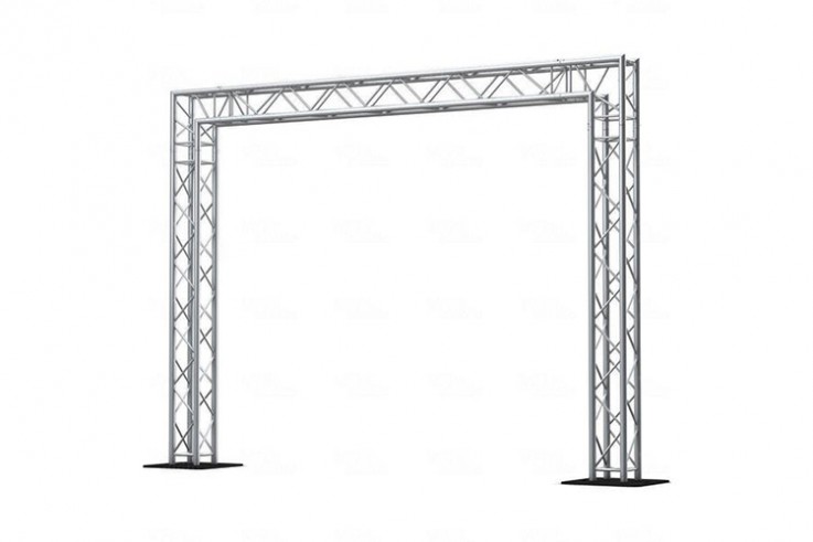 3mx3m truss goal posts 